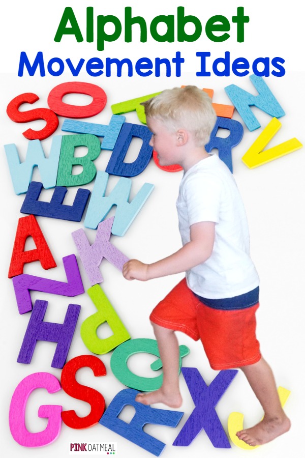 Alphabet Movement Ideas Pink Oatmeal
