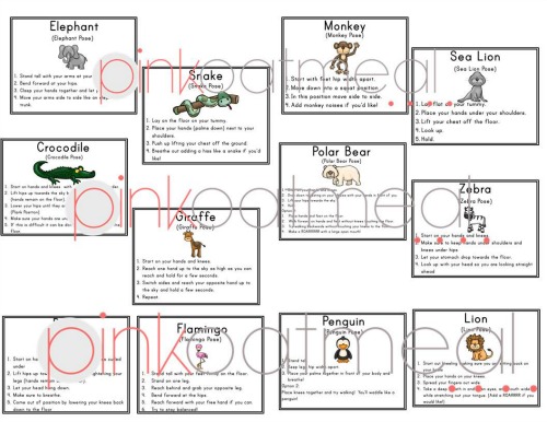 Zoo Themed Yoga | Pink Oatmeal