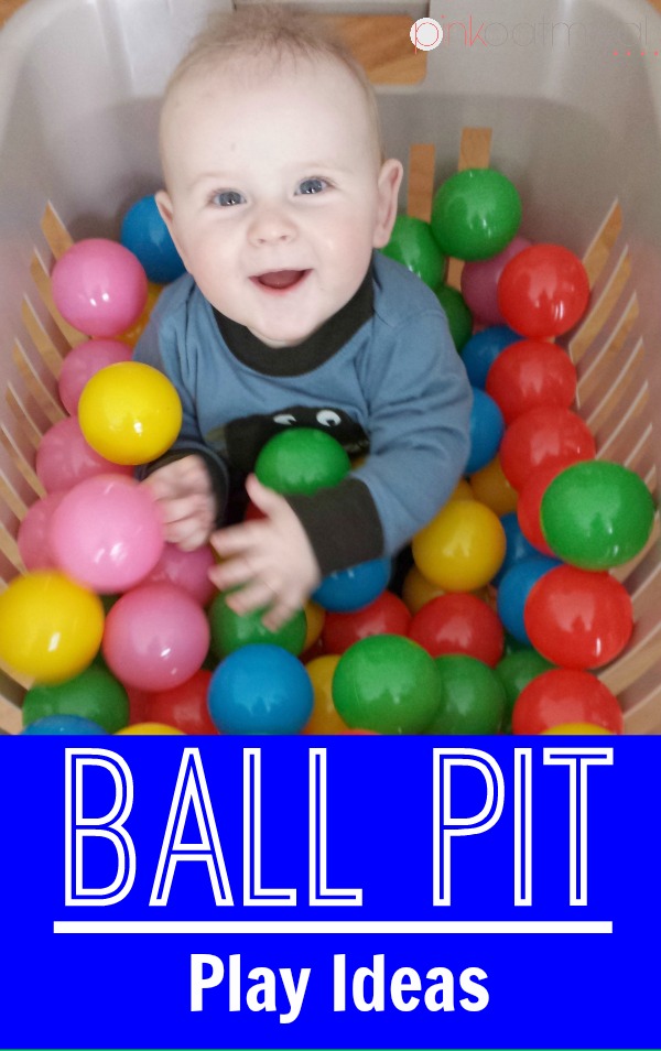 Does your baby boy love to play with balls? Does your baby girl enjoy a sensory experience? Check out these ball pit play ideas for your little one! Ball pits are awesome from baby on up! 