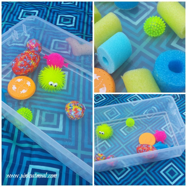 Dollar Aisle Sensory Play