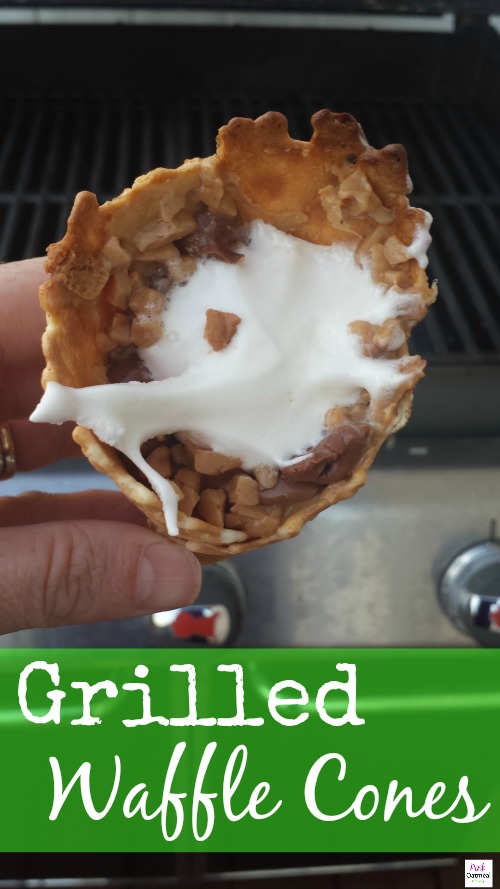 Grilled Waffle Cones