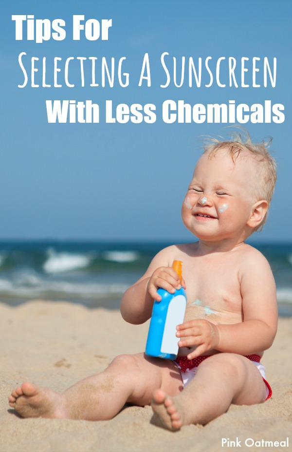 Selecting A Sunscreen With Less Chemicals - Pink Oatmeal