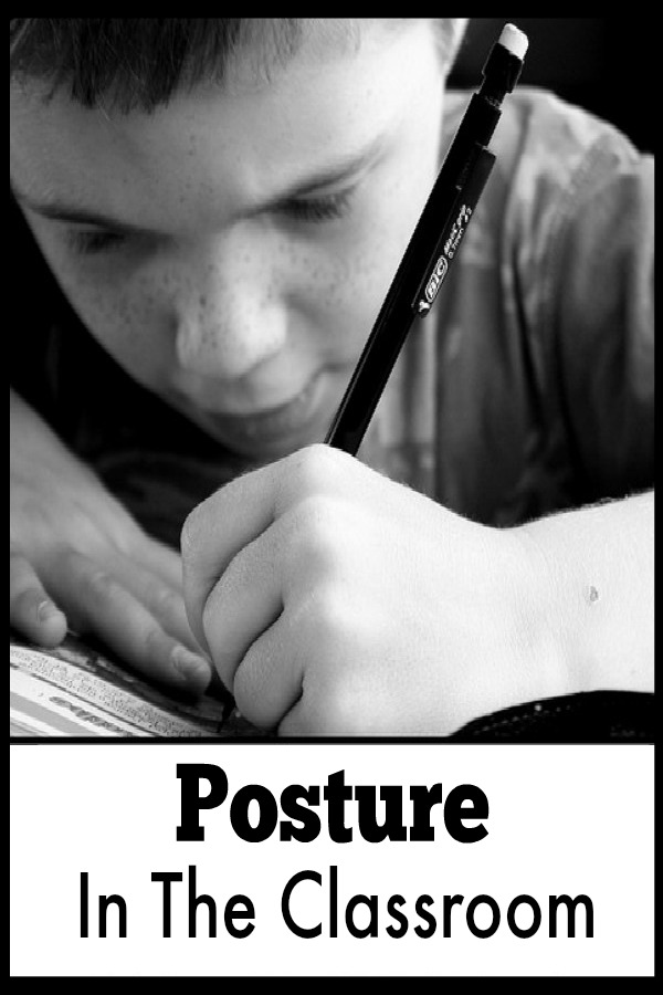 Posture In The Classroom - Pink Oatmeal