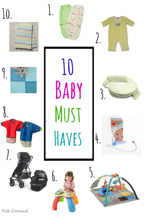 10 Baby Must Haves - Pink Oatmeal