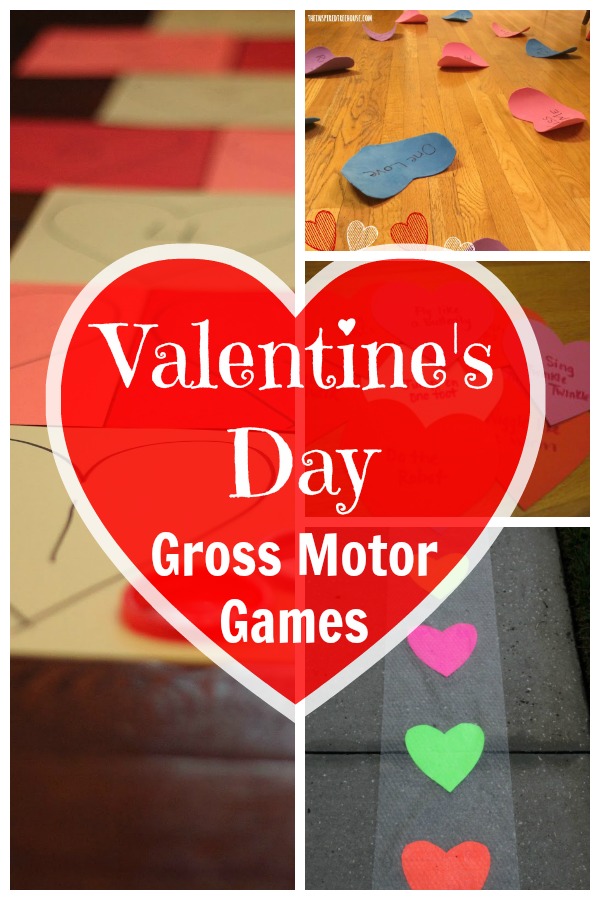 Valentine's Day Gross Motor Games - Pink Oatmeal