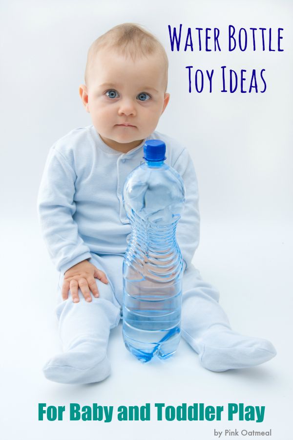 Water Bottle Toys For Babies and Toddlers - Pink Oatmeal