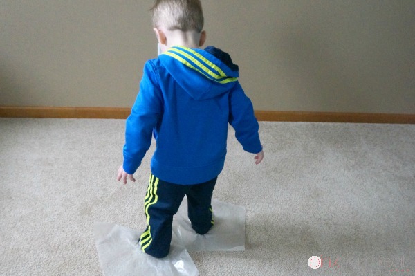 Ice skating is a great balance and kids core exercise. It's a great kids activity for the indoors. A fun winter themed activity for kids!