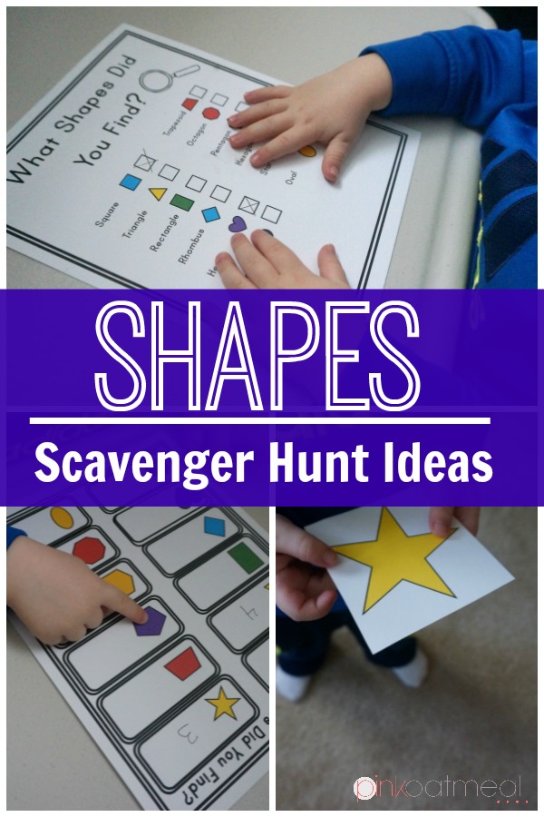 shapes hunt activity