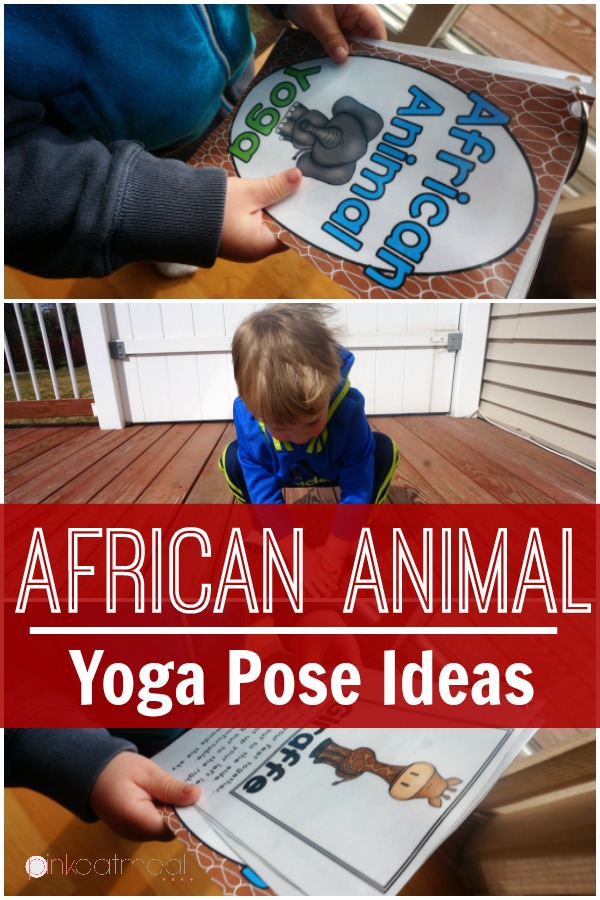 African Animal yoga pose Ideas . I love the giraffe pose!