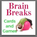 Pink Oatmeal Brain Breaks Widget