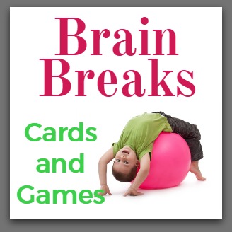 Pink Oatmeal Brain Breaks Widget