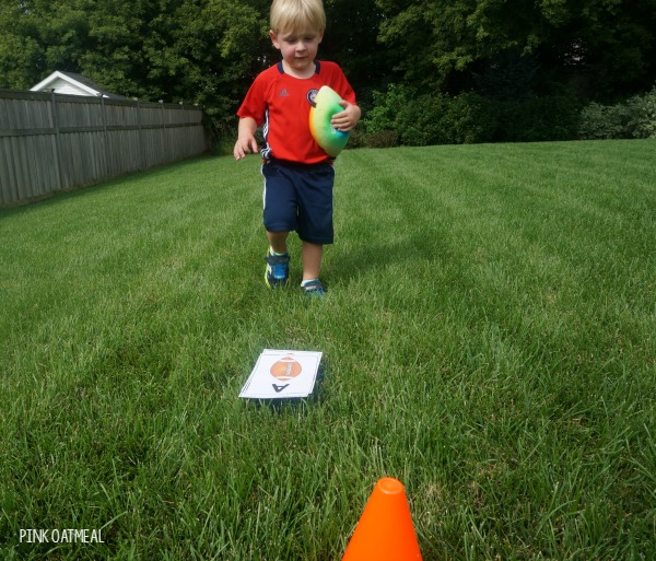 Football Gross Motor Game. Fun brain break or game for a party with a football theme!