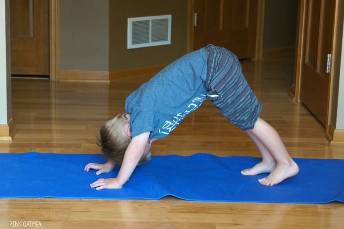 Alphabet activities! Alphabet yoga is an awesome way to add physical activity to your home, classroom or therapy. The kids are so engaged with each letter and it is SO MUCH FUN! Alphabet yoga is awesome for the classroom, morning meeting, physical education, PT, OT, SLP or at home!