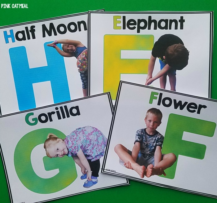 Letter Recognition Activities - Alphabet Yoga