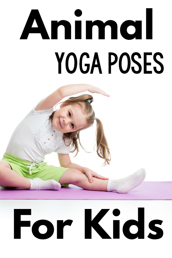 Animal yoga poses for kids - different ideas for animal themed yoga poses and moves along with different animal themes. This makes kids yoga so much more fun! The kids love posing like animals they can relate too! 