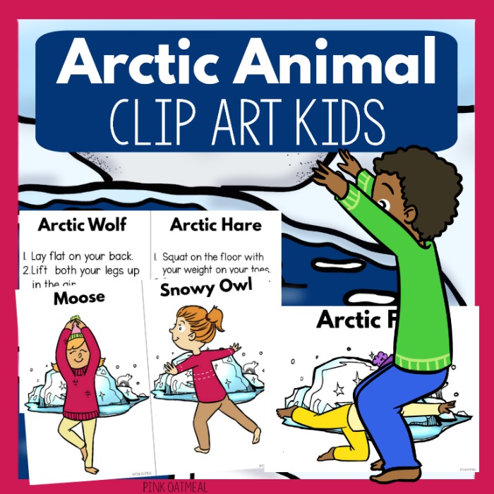 Arctic Animal Freeze Dance Brain Break P.E. (Download Now) 