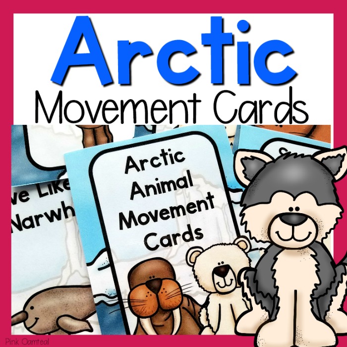 Arctic Animal Freeze Dance Brain Break P.E. (Download Now) 