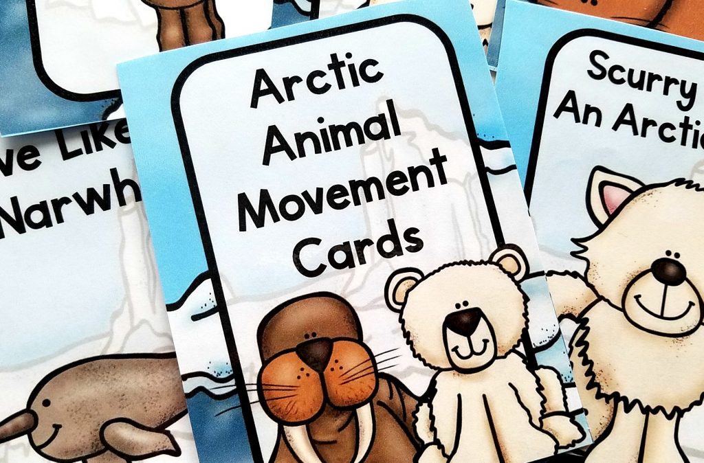 Arctic Animal Freeze Dance Brain Break P.E. (Download Now) 