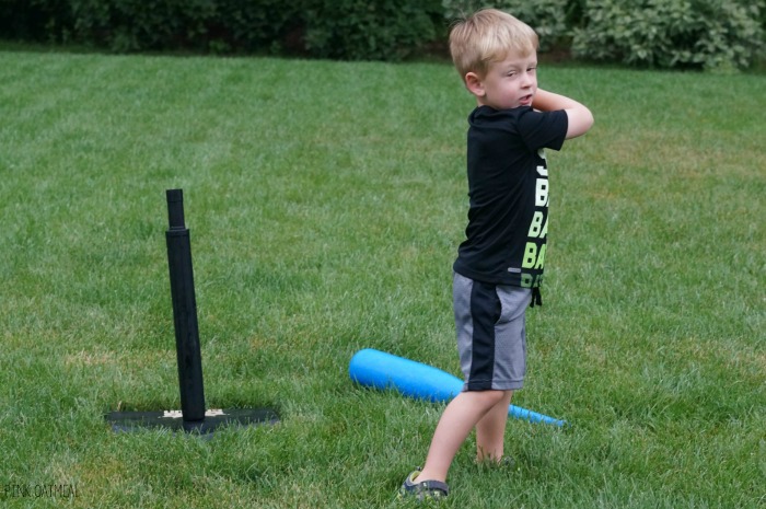 Baseball themed activities! This one is the best for baseball themed games, gross motor, or a brain break. Use these baseball themed brain breaks in the classroom, for preschool gross motor, PT, OT, SLP or at home. The kids LOVE the baseball theme. Such great ideas for World Series gross motor and World Series games too! 