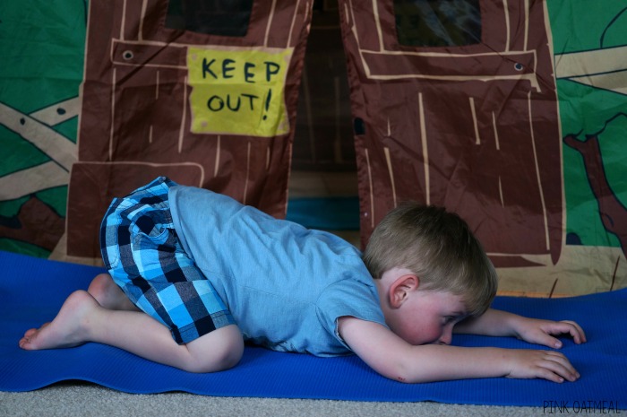 Camping Themed Yoga Pose Ideas