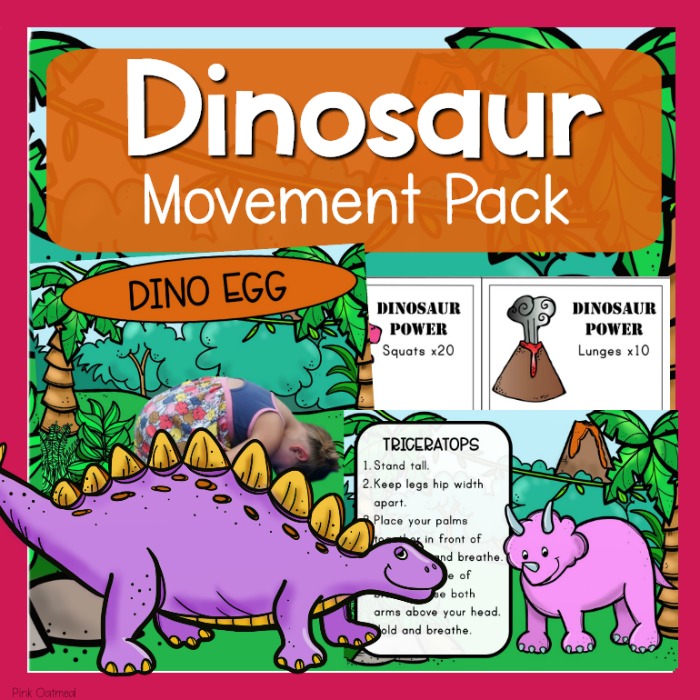 Dinosaur Themed Brain Breaks - Spanish