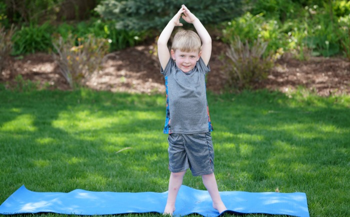 Garden yoga pose ideas! Perfect for a garden unit, plant unit, spring themed gross motor, gross motor games for preschool and up! Pose like a toadstool, butterfly or seed!