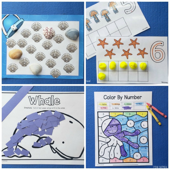 Ocean Fine Motor Activities