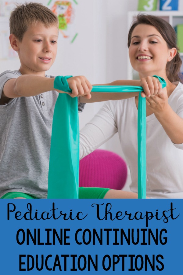 Online continuing education courses for pediatric physical therapists, pediatric occupational therapists, and speech and language pathologist. A collection of different online courses and opportunities for getting your continuing education credits