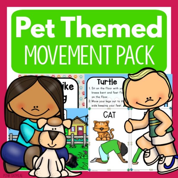 Pet Themed Yoga Pink Oatmeal