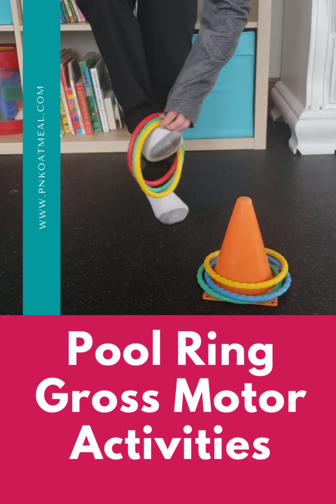 Olympics Gross Motor Activities with pool rings. 