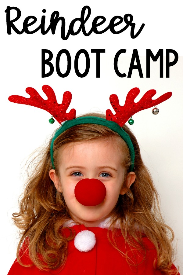 Holiday Gross Motor. Reindeer boot camp is a fun gross motor activity during the holiday season or Christmas time. It's the perfect Christmas gross motor activity for a classroom, therapy (OT, PT, SLP) or a fun activity for home!