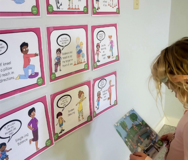 Balance Exercises For Kids - Intevention Ideas - Pink Oatmeal