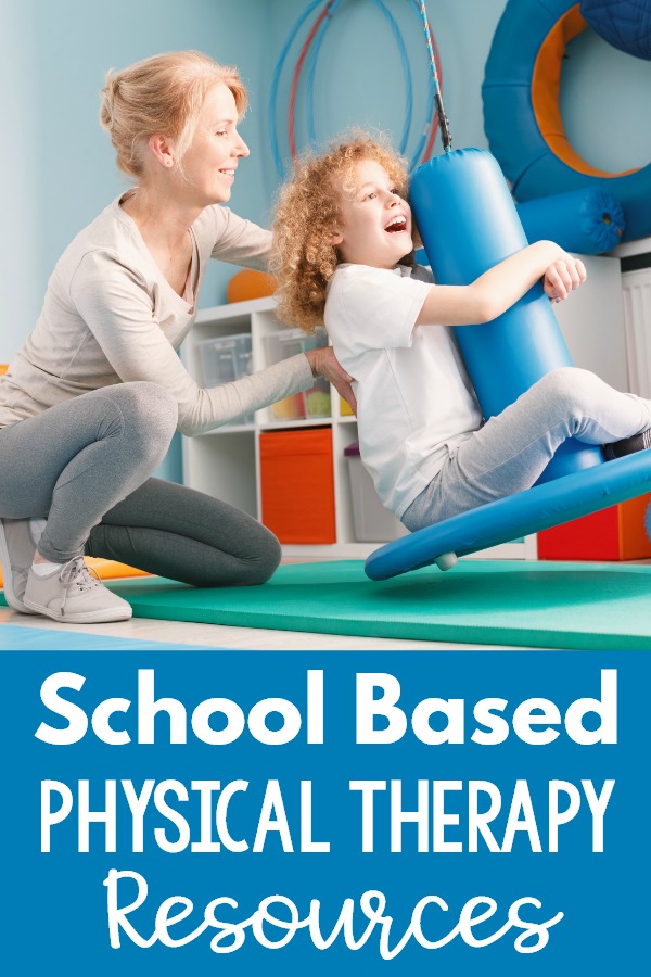 School based physical therapy resources. A great selection of resources for any new or seasoned physical therapist working in the school setting. 