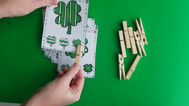 St. Patrick's Day fine motor activites. Fun St. Patrick's Day themed activities including cutting, tracing, manipulatives, clips, and more! Great for occupaitonal therapy, pre-k and kindergarten fine motor activities! 