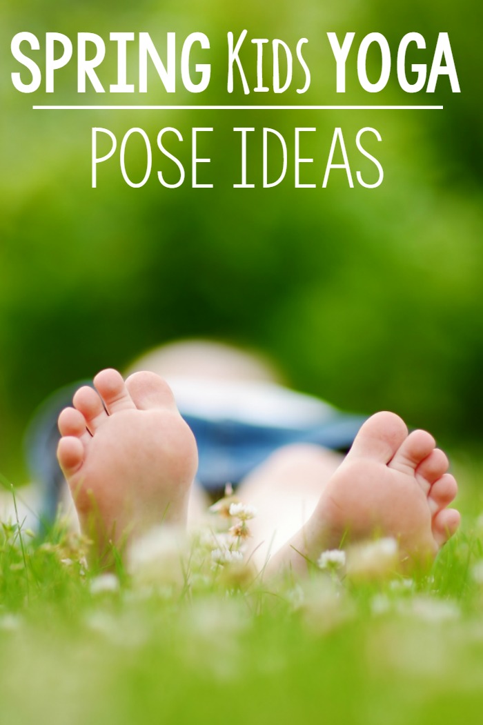 Spring Gross Motor Ideas. Spring themed yoga poses. Pose like a butterfly or bird. Fun poses that are easy for everyone!