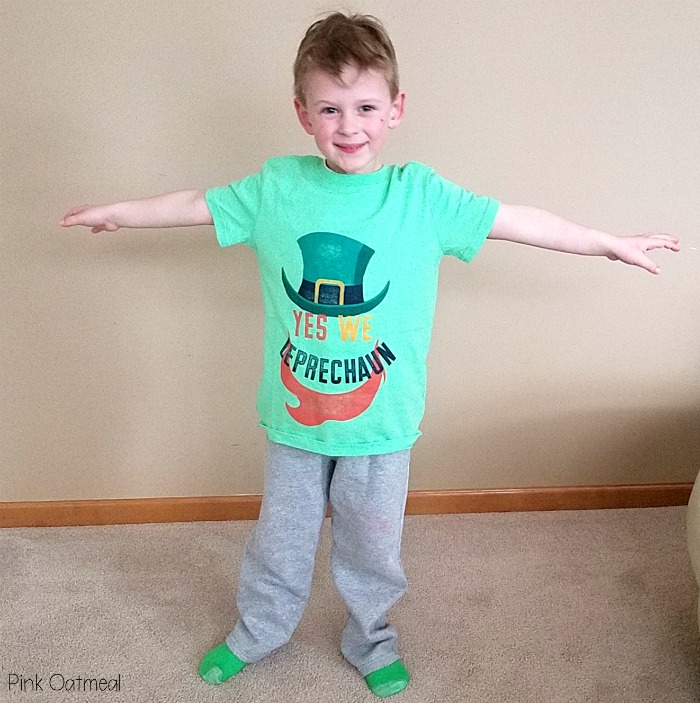 Kids yoga poses for St. Patrick's Day. This would be a fun preschool activity or to use for a brain break for the classroom. This St. Patrick's Day activity is beneficial for everyone!