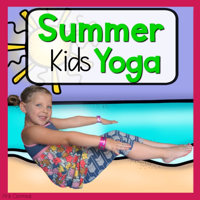 Summer Yoga For Kids Pink Oatmeal