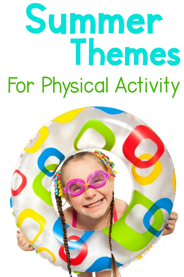 Fun summer themes that are perfect for incorporating physical activity for kids. Fun themes can make adding movement so much for more for camps, summer school, physical therapy, occupational therapy , and more!