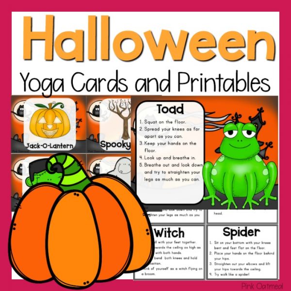 Halloween Yoga Pose Ideas - Pink Oatmeal