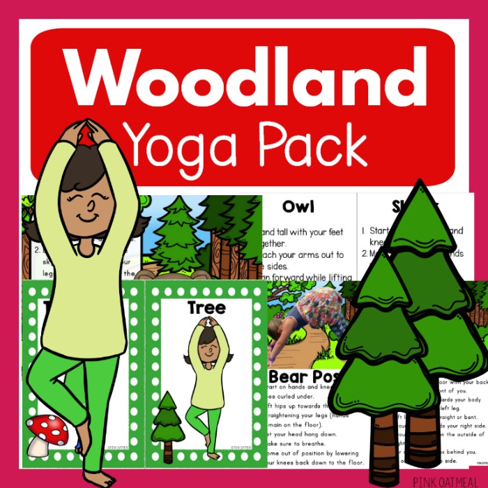 Woodland Yoga Pack - Pink Oatmeal Shop