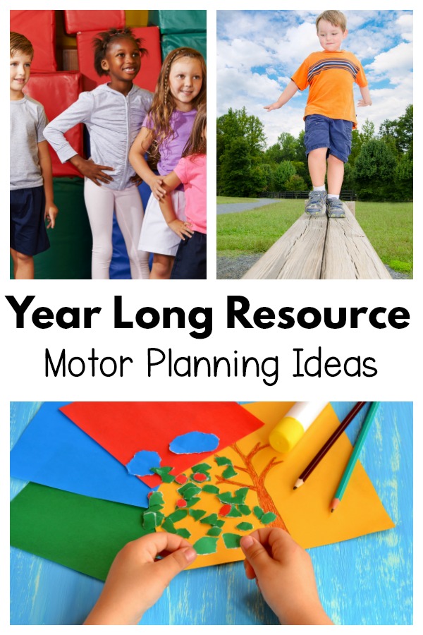 Year Long Resources for Gross Motor and Fine Motor Planning