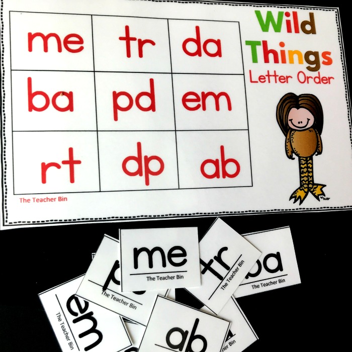 visual discrimination activities free games and